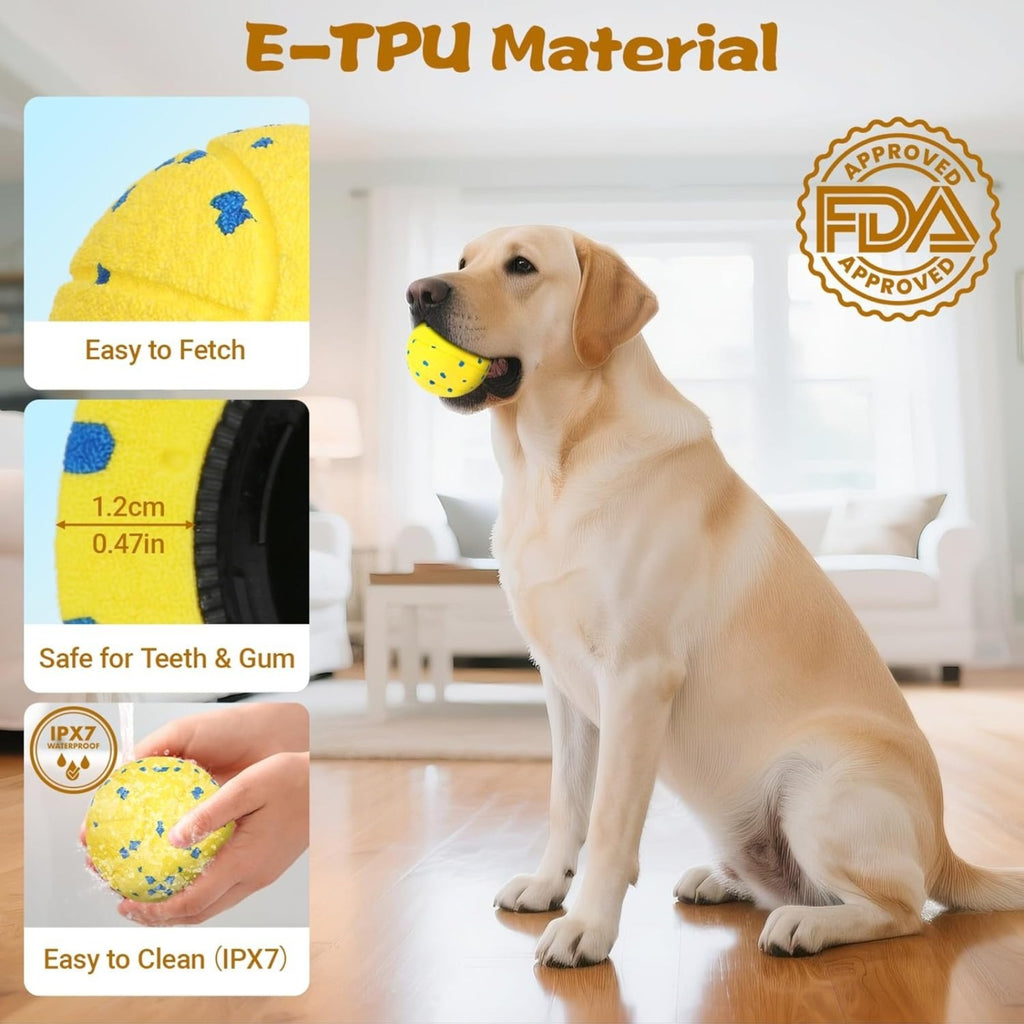 Jouet interactif pour chien avec 3 modes de jeu