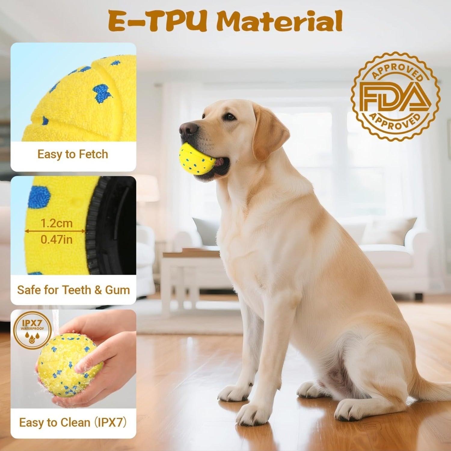 Jouet interactif pour chien avec 3 modes de jeu