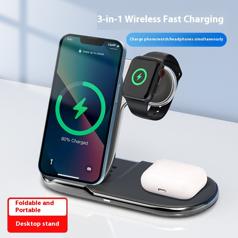 Chargeur sans fil magnétique multifonction pliable