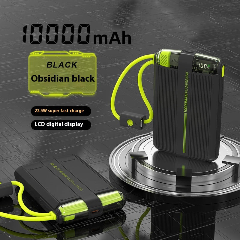 Avec câble Power Bank 225W Super Fast Charge Source d'alimentation portable
