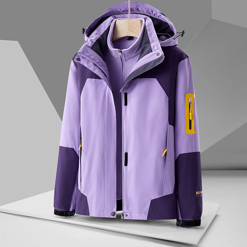 Veste Shell Outdoor Windproof avec une doublure intérieure amovible