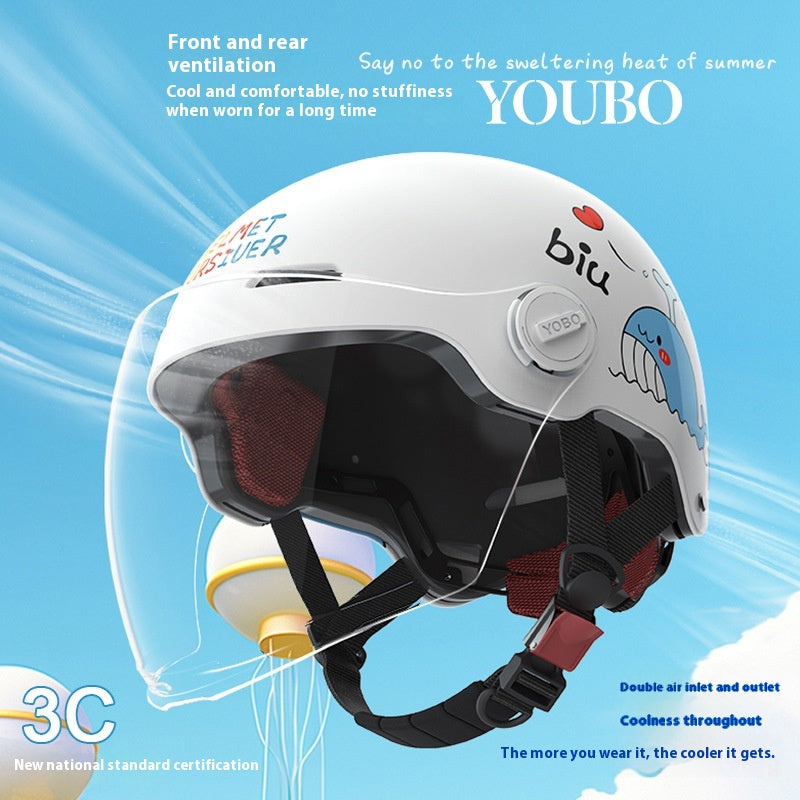 Casque de vélo électrique de skateboard respirant pour enfants