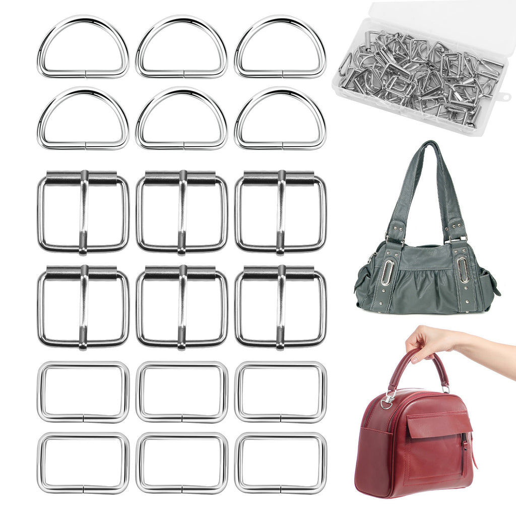 Ensemble d'accessoires de couture 36 pièces : anneaux en D