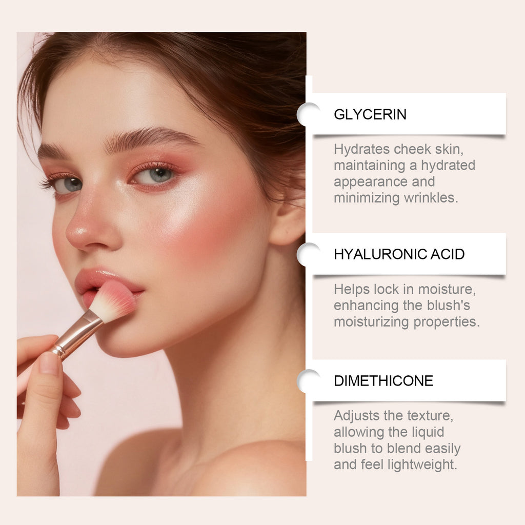 Hydratant hydratant Matte Blush and Lip Gloss