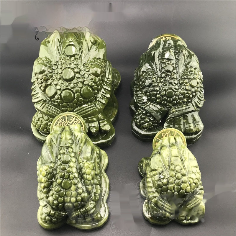 Bijoux de crapaud doré de Jade Sud