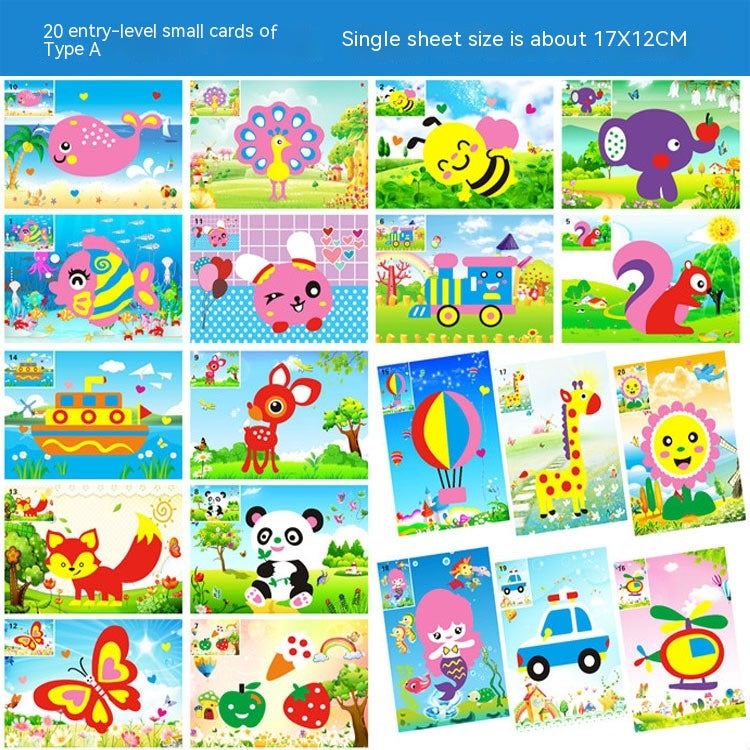 Stickers 3D imprimé créatif pour enfants