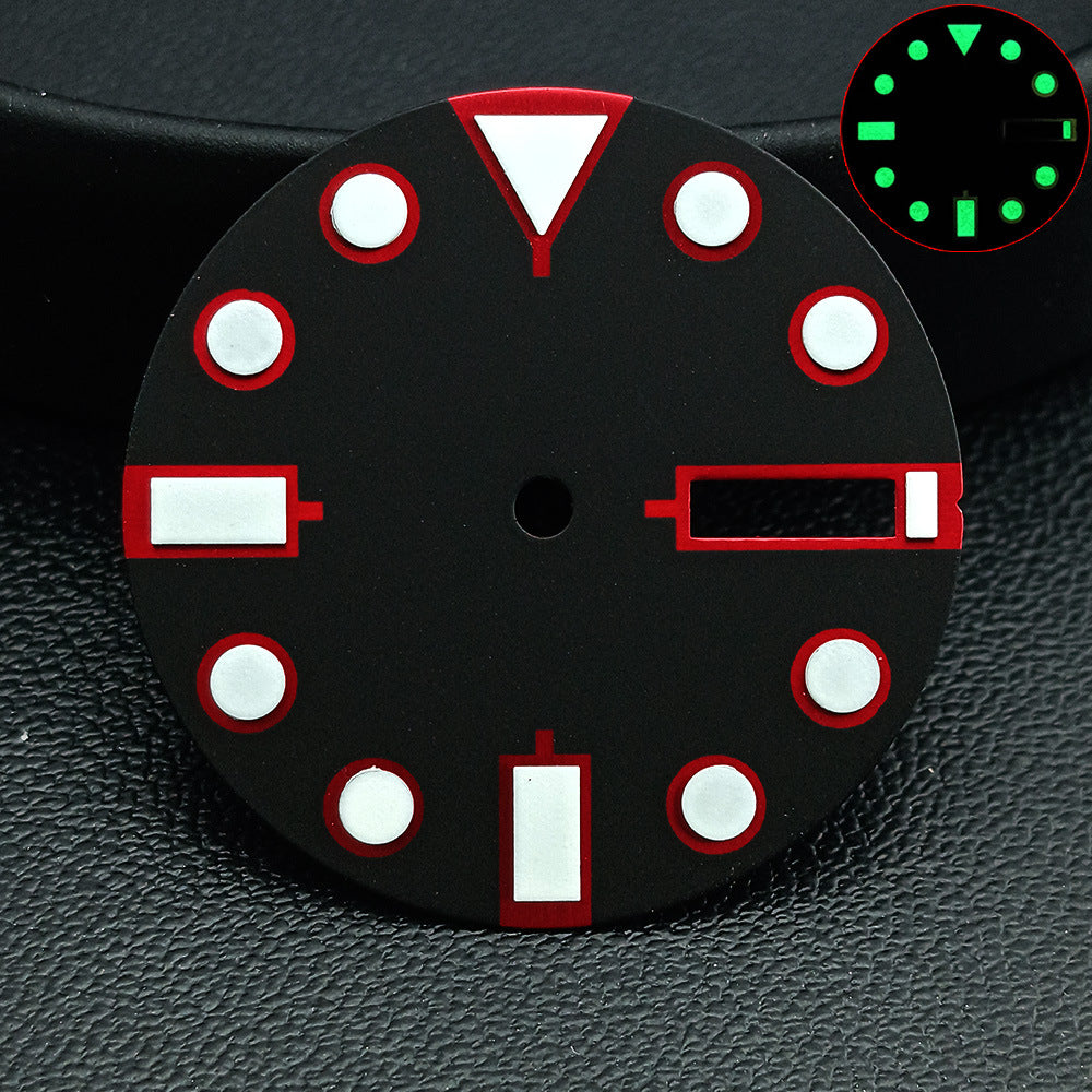 Accessoire de plongée avec un cadran lumineux adapté au mouvement NH35