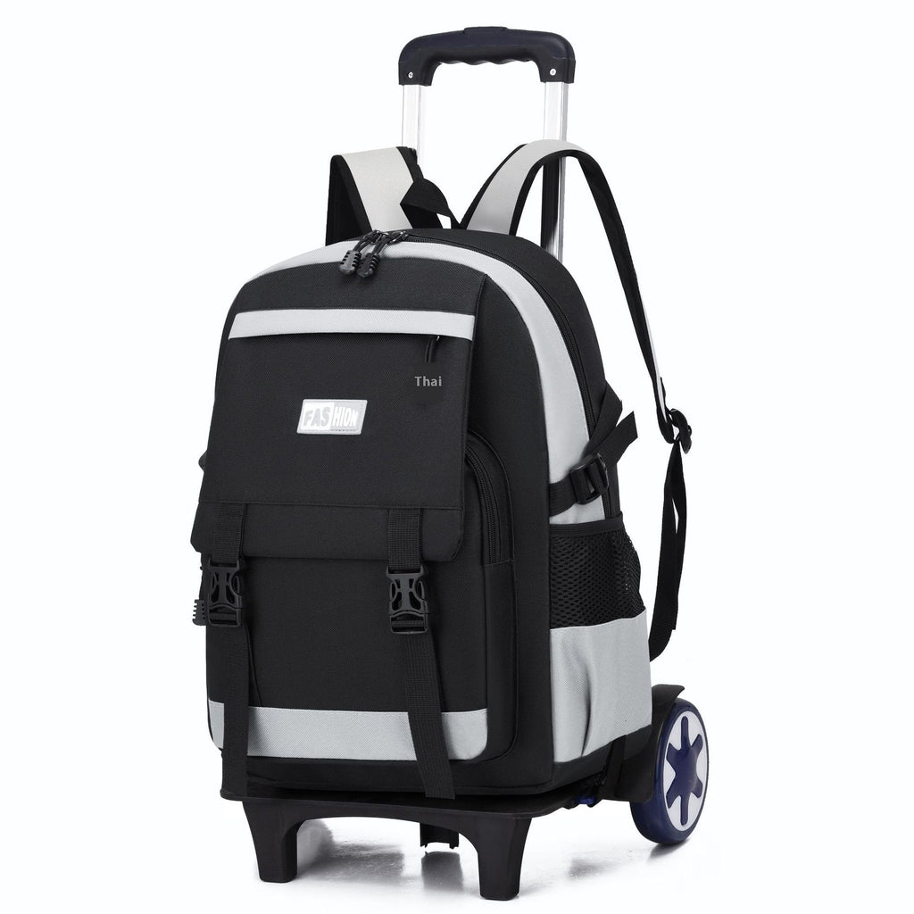 Élève de l'école primaire de loisirs Grande capacité Pull Rod sac à dos