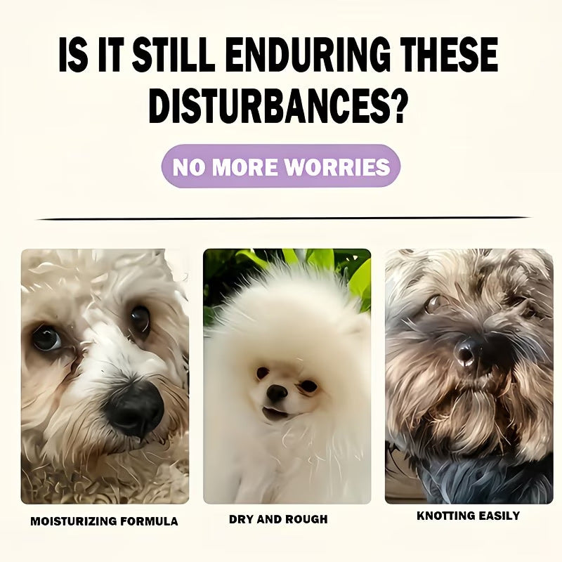 Vaporisateur antistatique pour assouplir les cheveux des chats et des chiens