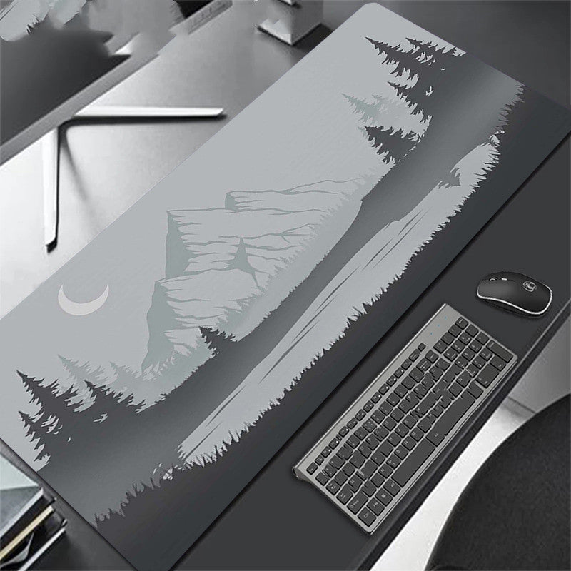 Tout noir Longueur extra longue Mouse Pad clavier Bureau Pad jeu