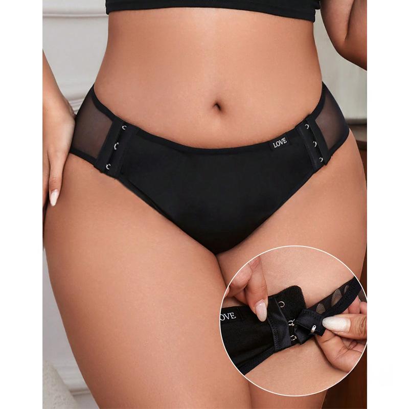 Sous-vêtements féminins avec des snaps côté pratique pour facile sur et hors