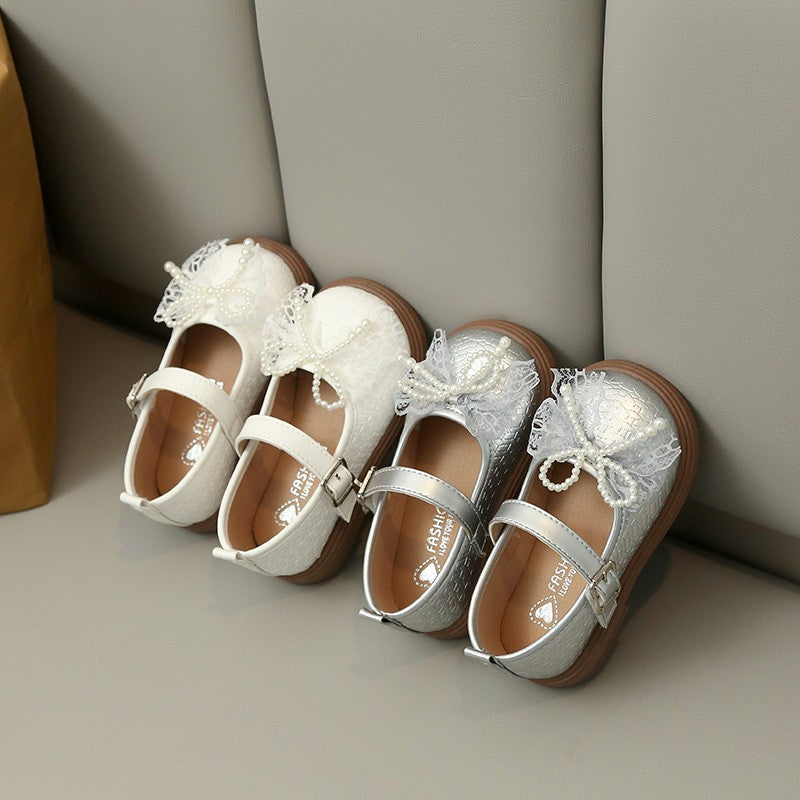 Chaussures de Printemps & Automne en Cuir de Filles