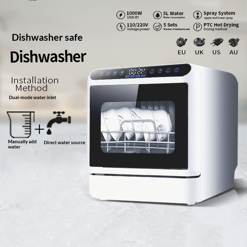 Lave-vaisselle de comptoir haute capacité pour usage domestique