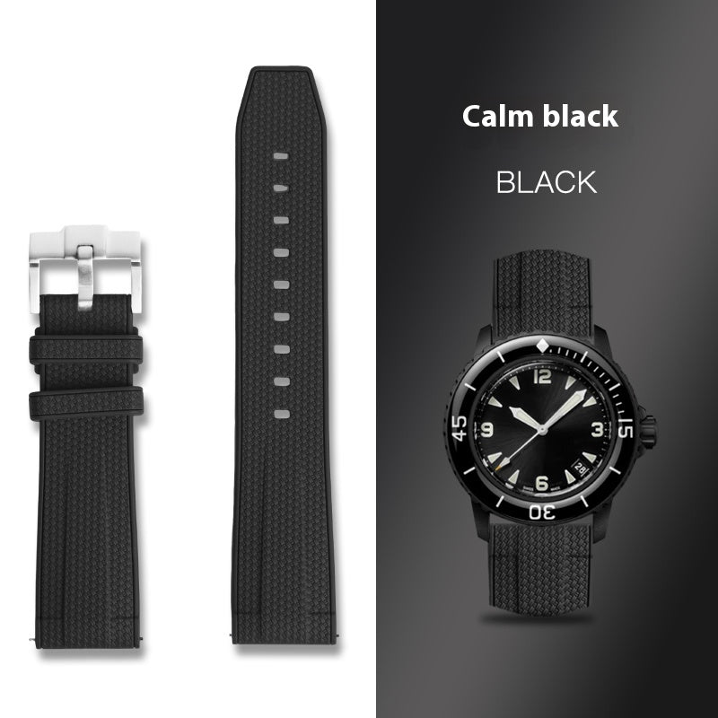 Bracelet de montre de sport en silicone en caoutchouc