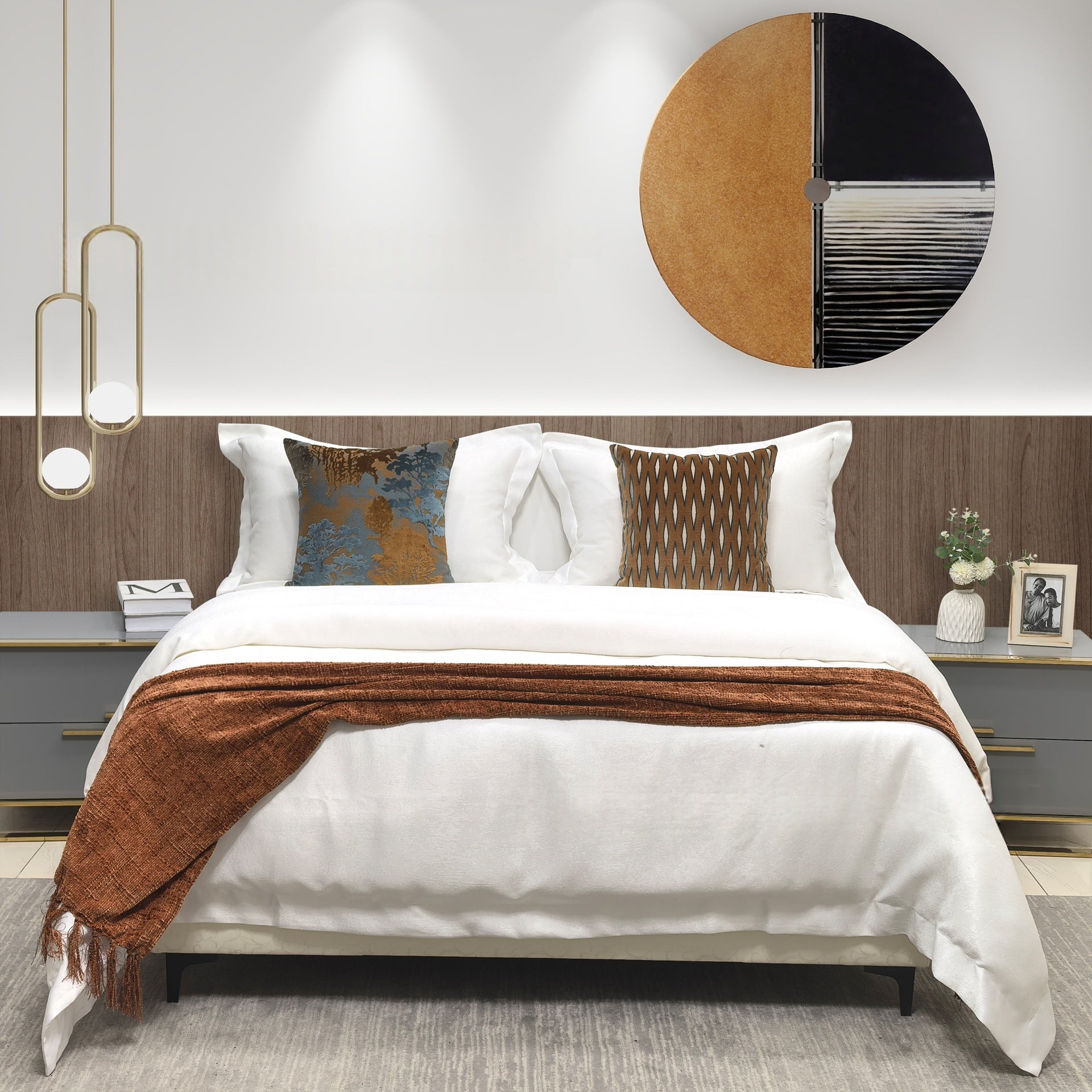 Model Apartment Soft Furnishings Literie et Meubles Showroom