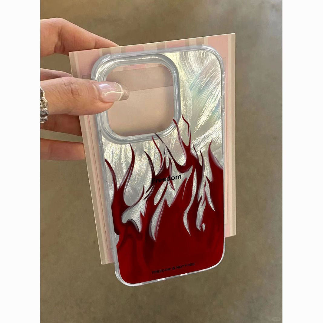 Clapet de téléphone tout compris pour fille de flamme de sept couleurs