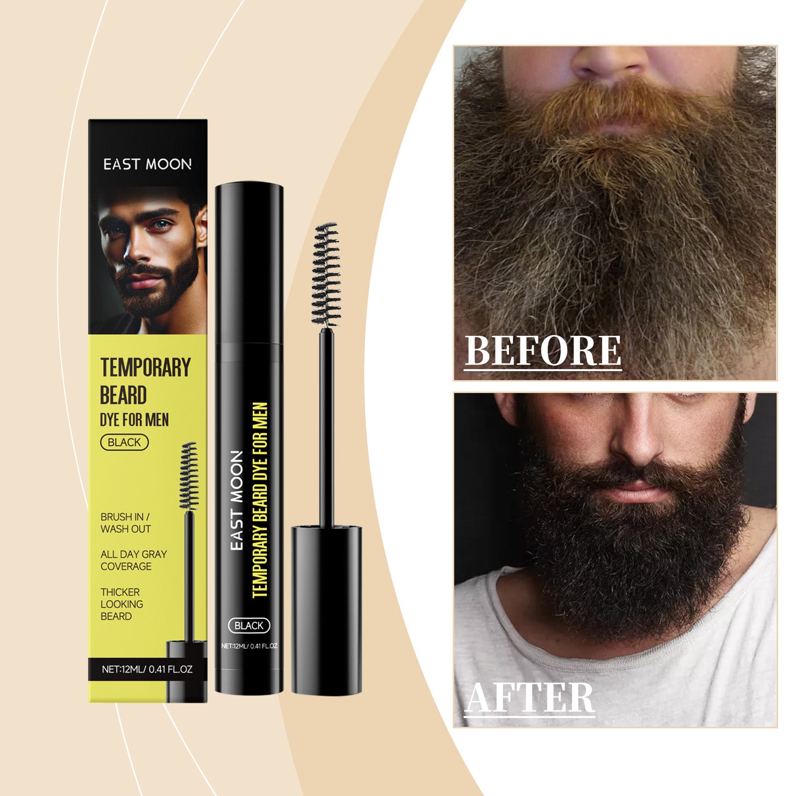 La barbe des hommes et la teinture des sourcils