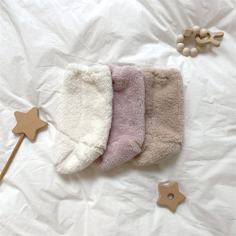 Couvre-pieds de bébé Couvre-chaussures chaudes épaisses Protège-pieds Couvre-chaussures d'hiver