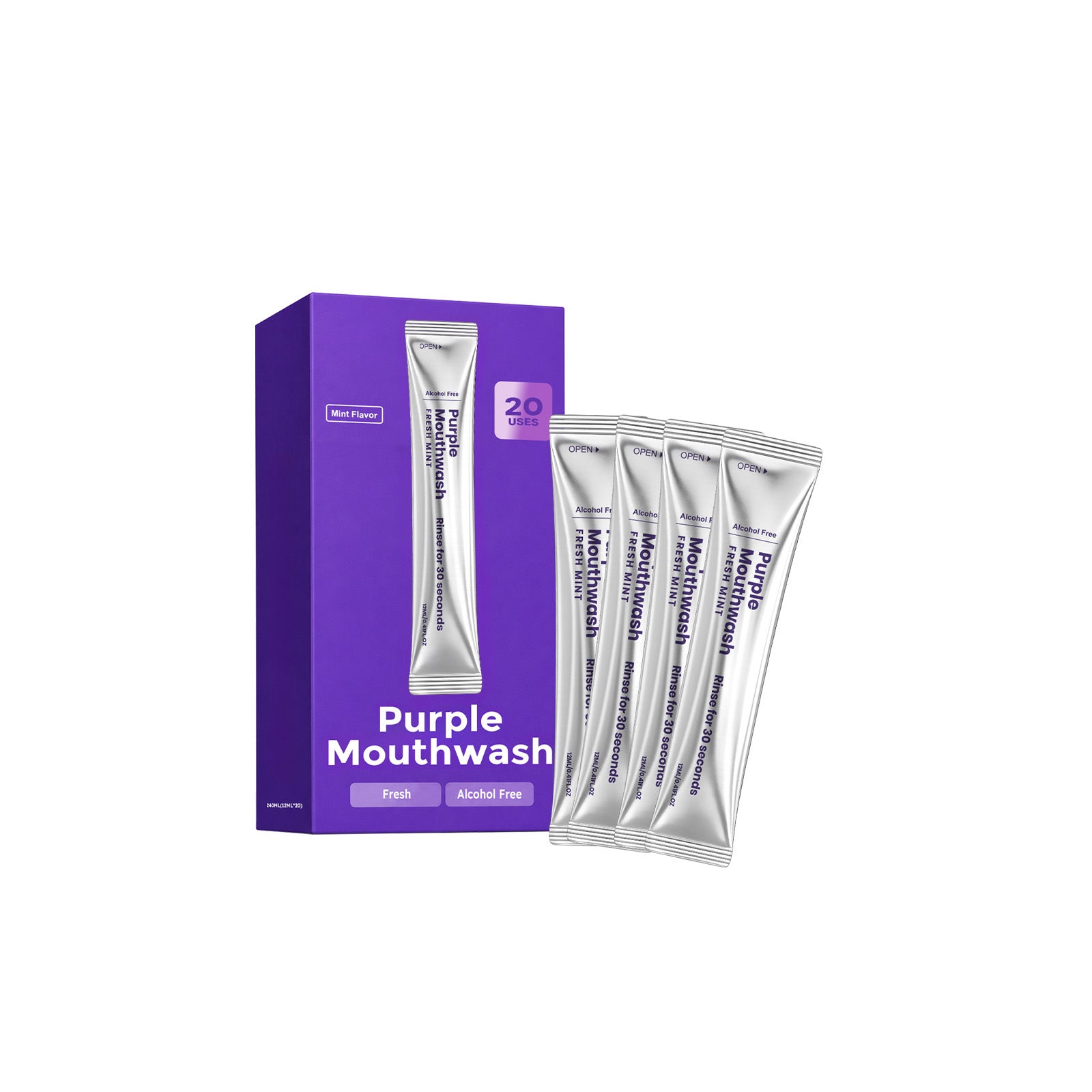 Soins buccaux pourpre