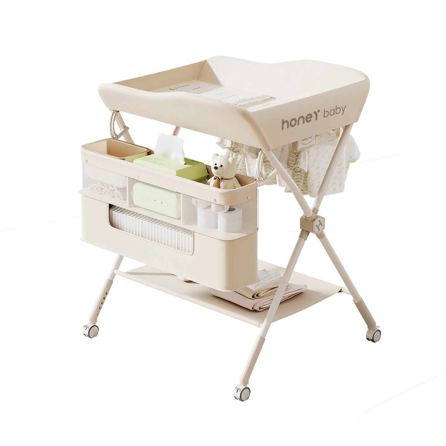 Multifonctionnel pliable changement de couche Table soins bébé Urine Exchange