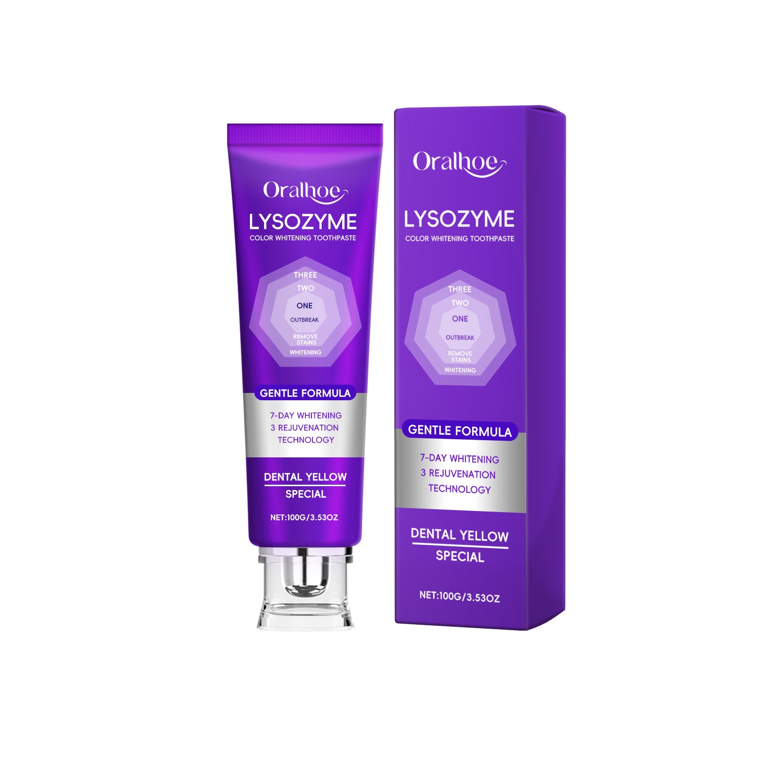 Dentifrice pourpre blanchissant 1 0 0g 1box