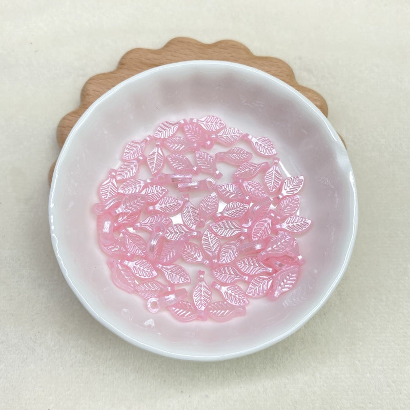 ABS Pearl Mini Leaf Charms