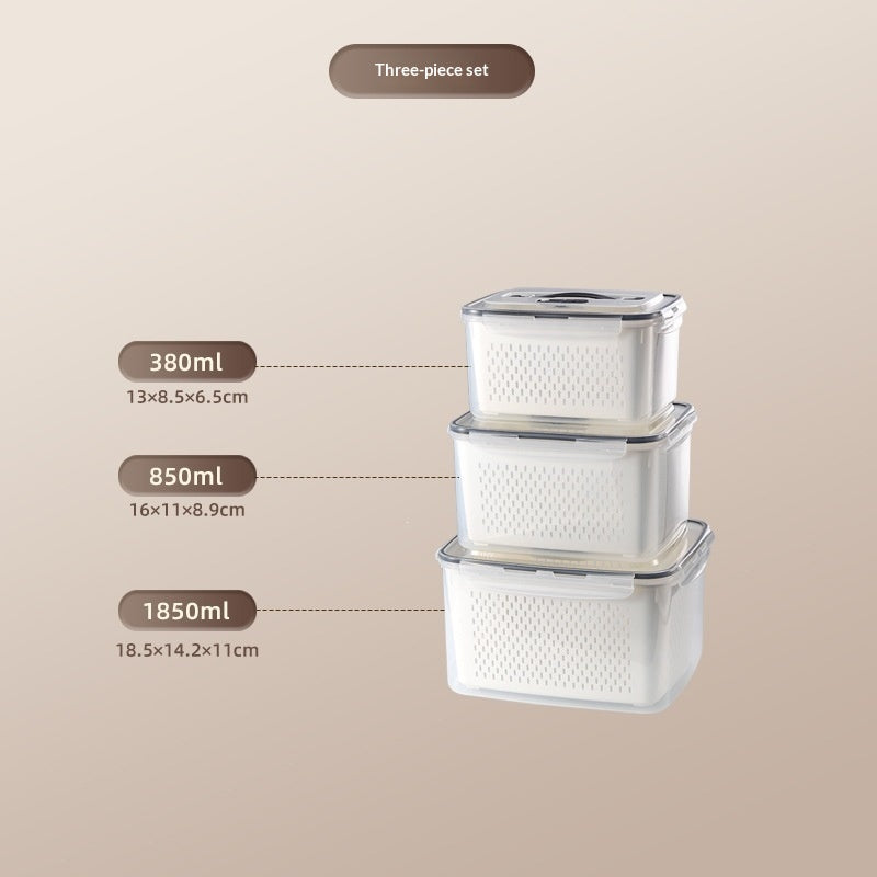 Boîte de rangement portable de qualité alimentaire avec couvercle