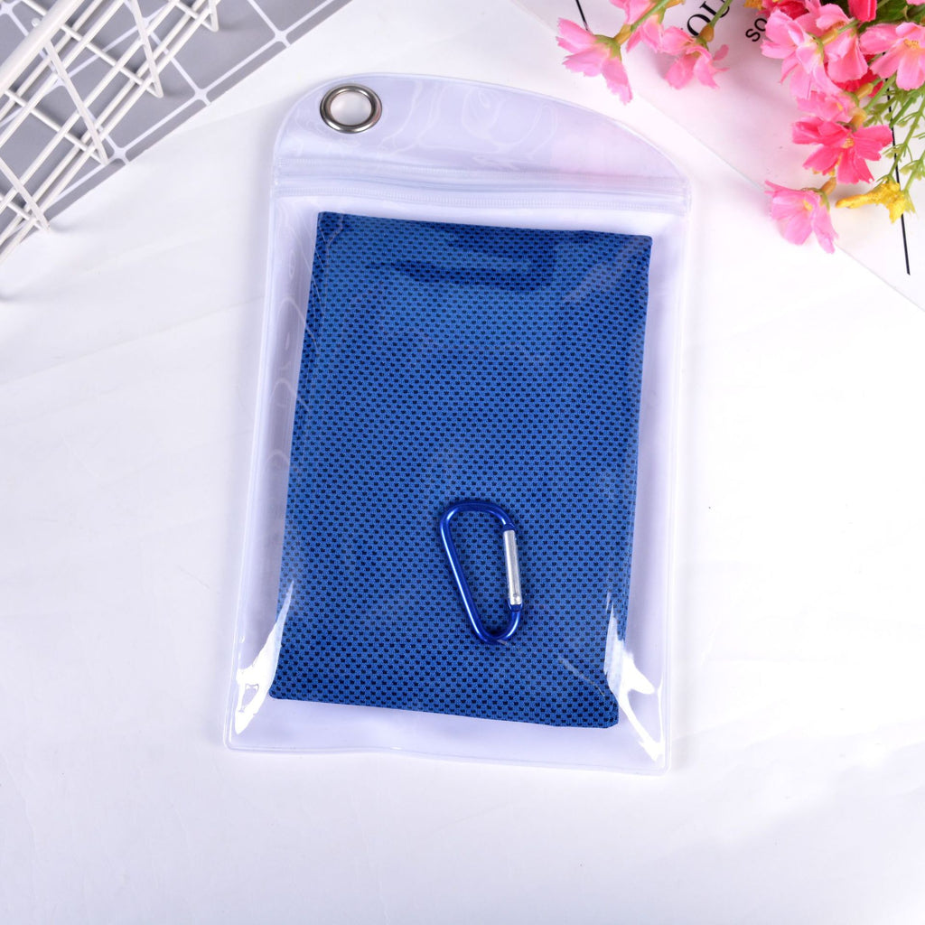 Serviette de glace à double couche de refroidissement d'été