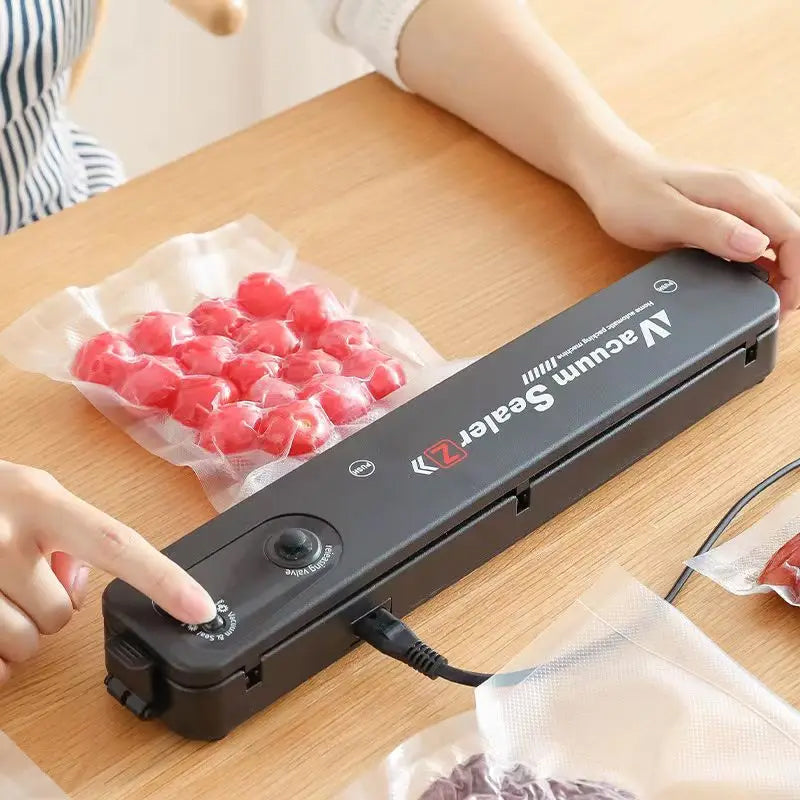 Aspirateur Food Sealer Automatic Sealer Machine de pack sec à sec avec 60 sacs UK