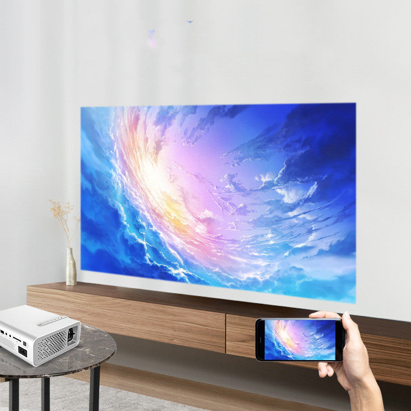 YG530 Mini Projecteur de téléphone mobile LED sans fil Même écran