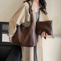 Tote coréen élégant polyvalent et occasionnel avec une grande capacitéparfait comme un sac sous-arm