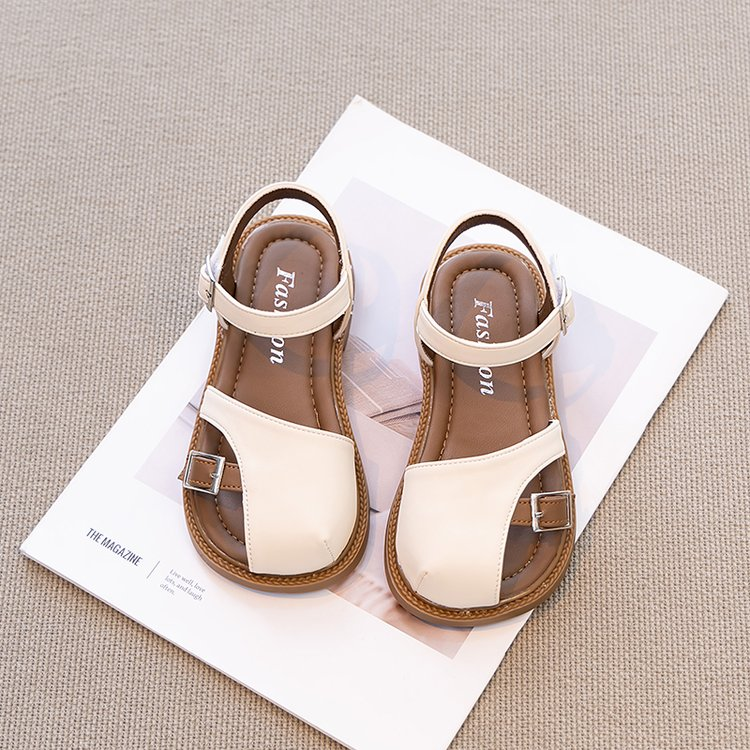 Été Coréen Style moitié orteil fermé filles Sandales