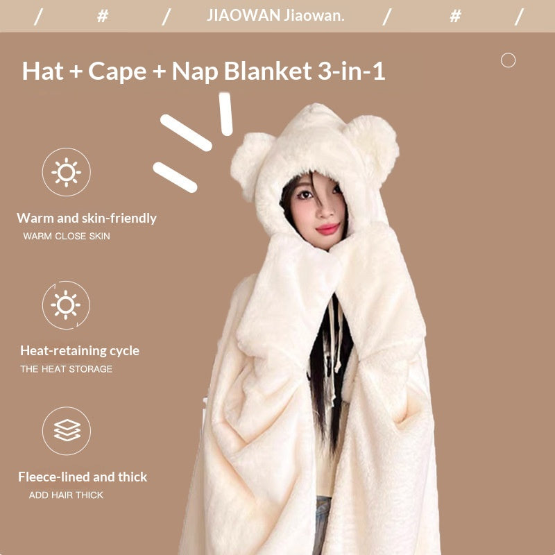 Couverture chaude épaisse pour l'automne et le cap de couverture de Nap