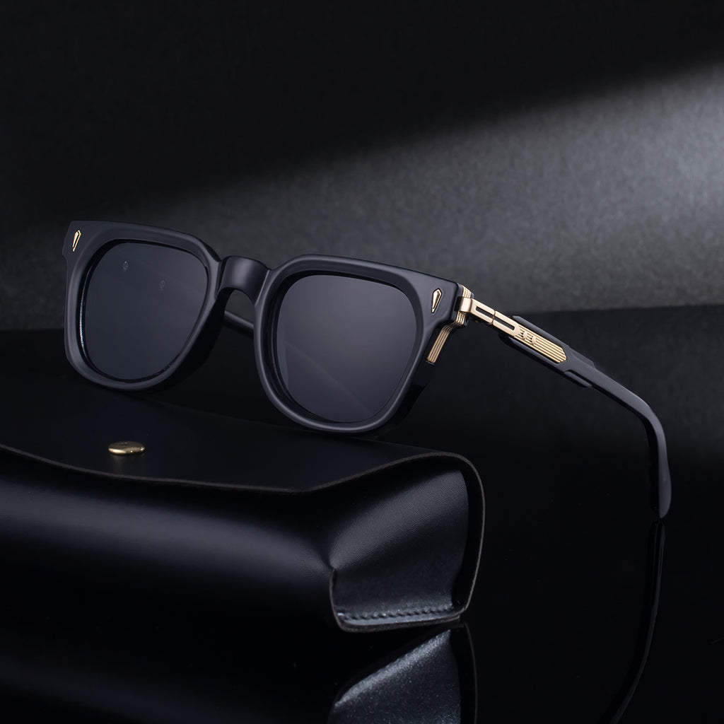 Lunettes de soleil européennes et américaines Fashion Square Frame