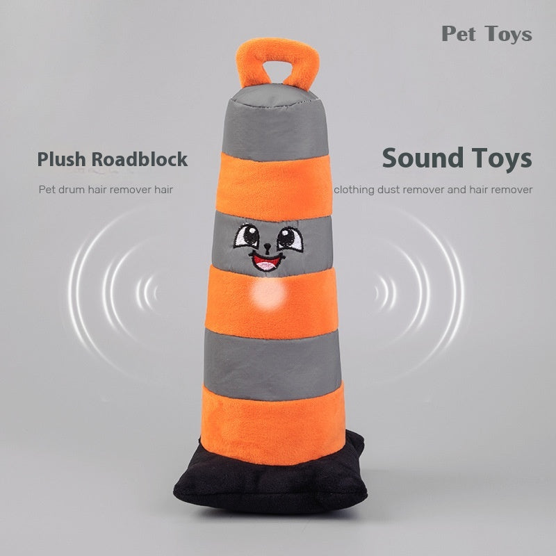 Pet Roadblock Jouet en peluche de chien résistant à l'agilité