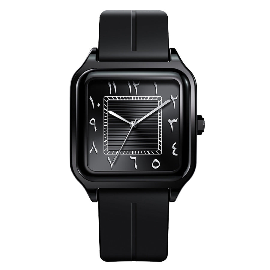 Montre à quartz métallique élégante haut de gamme