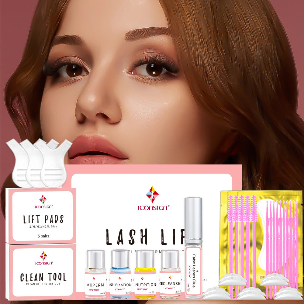 ICONSIGN Cils Permant Kit kératine pour les cils bouclés de longue durée Permant facilement les cils