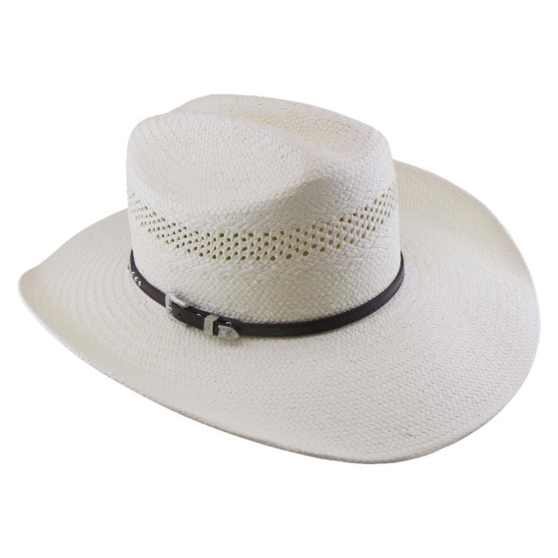 Chapeau Cowboy Cap Knights Chapeau Cowboy à cinq points en paille