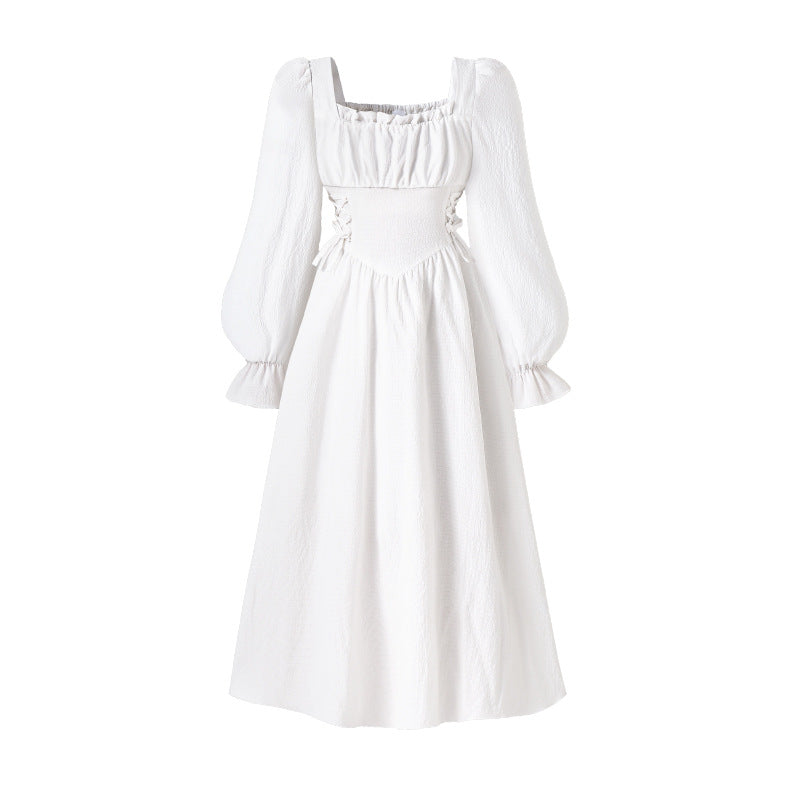 Robe de style français Elégante Vintage Femme