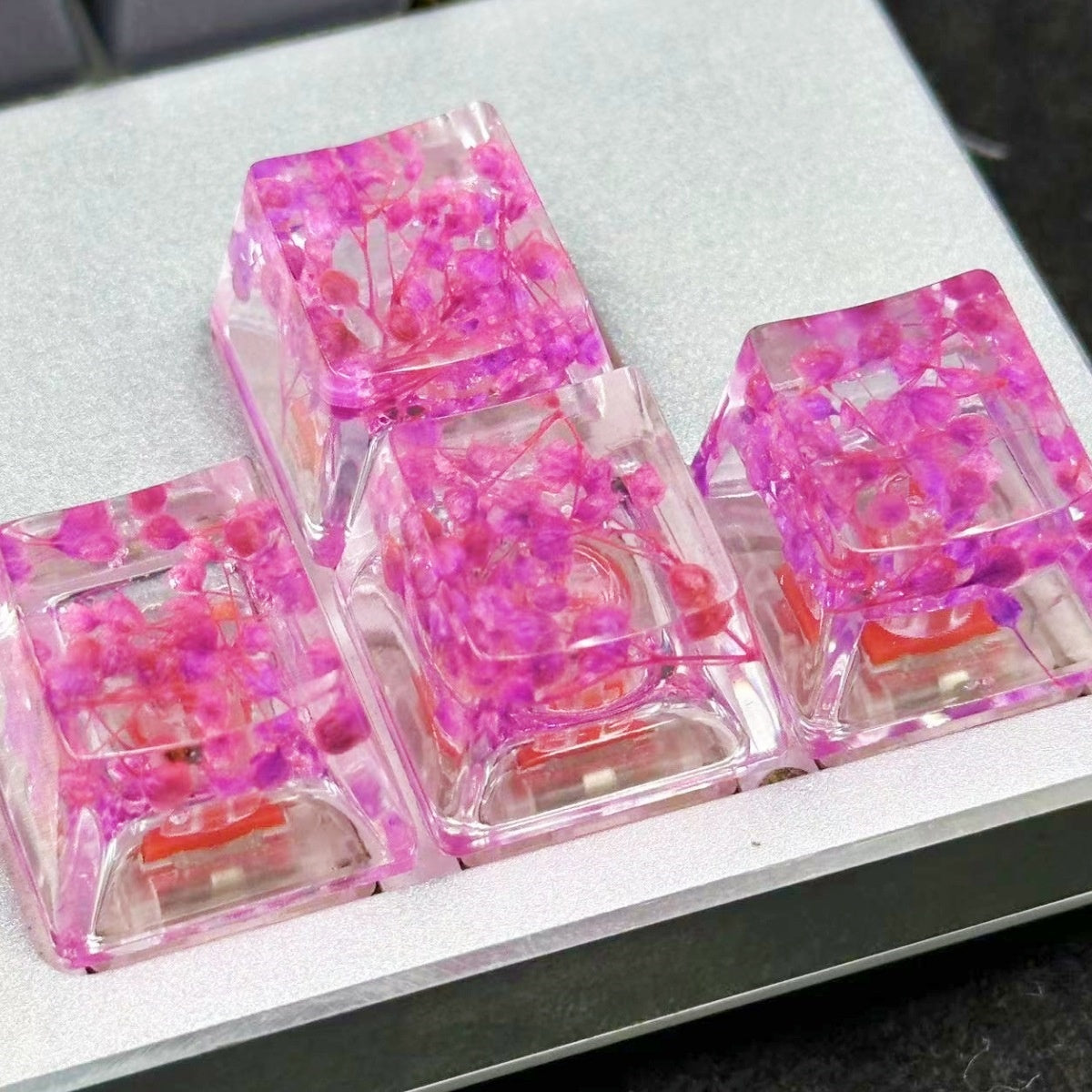 Résine Haute Transparence Starry Sky Keycap