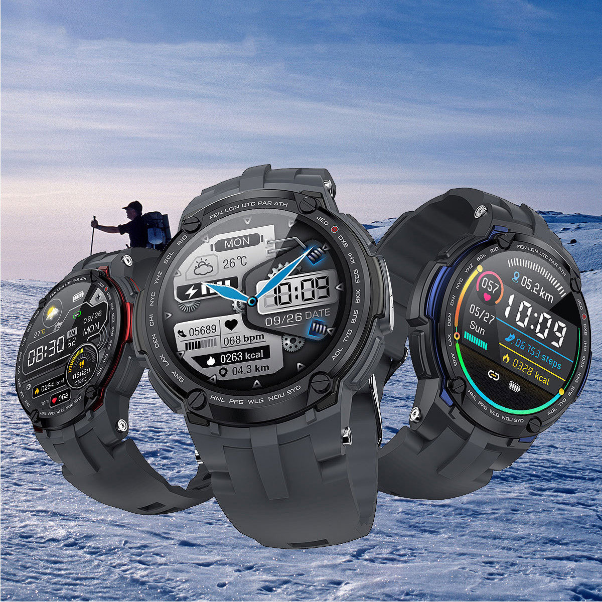 V6 Smart Sports Health Watch Surveillance du sommeil