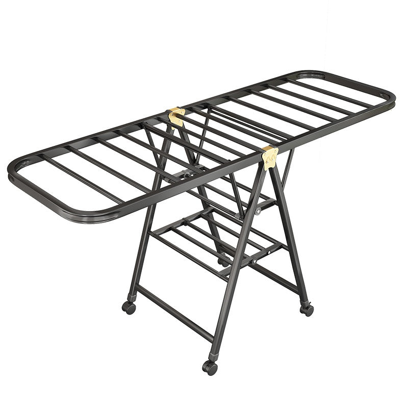 Crème blanche de 1,4 mètre - Séchage d'air double coucheRack pliant Balcon Ménage Mova