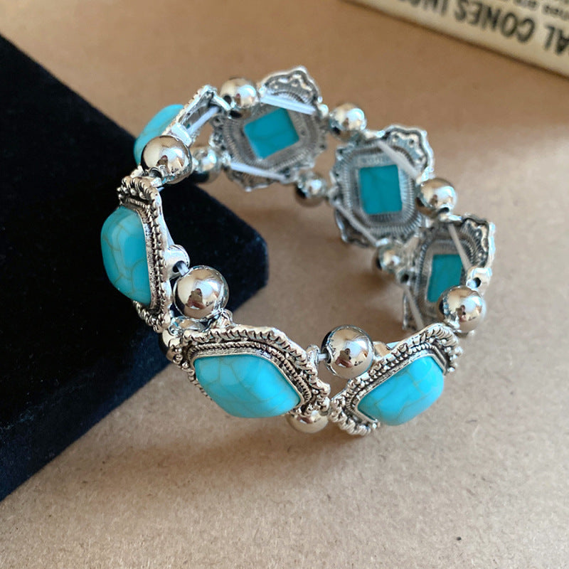 Bracelet de fleur de rose noire Vintage Accessible Bracelet haut de gamme rétro Exquis