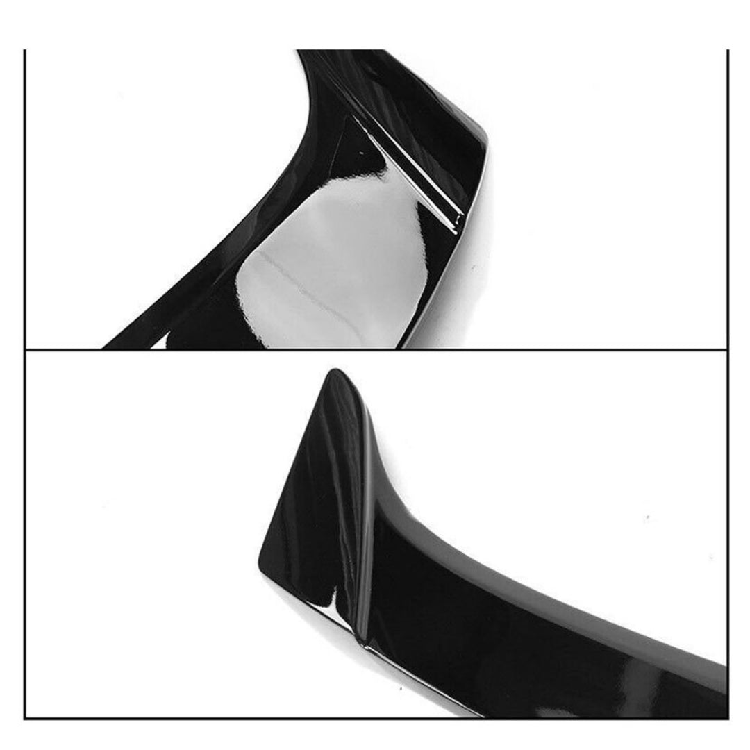 Convient 13-20 Ford Fusion Long LED Style Gloss Black Arrière Trunk Spoiler Wing - ABS