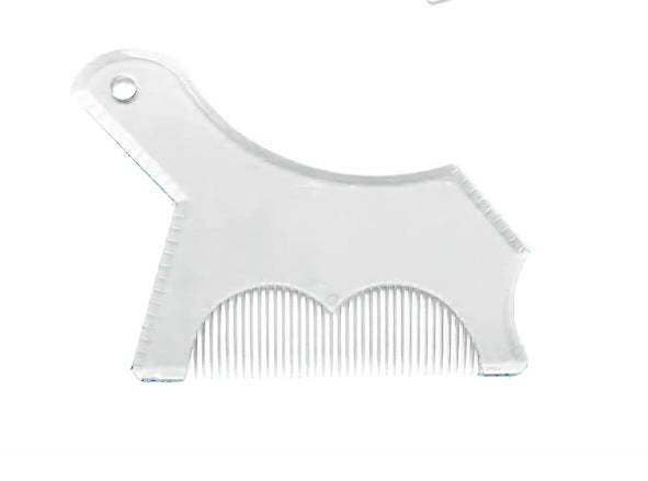 Peigne de modèle de stylage de la barbe et de la moustache