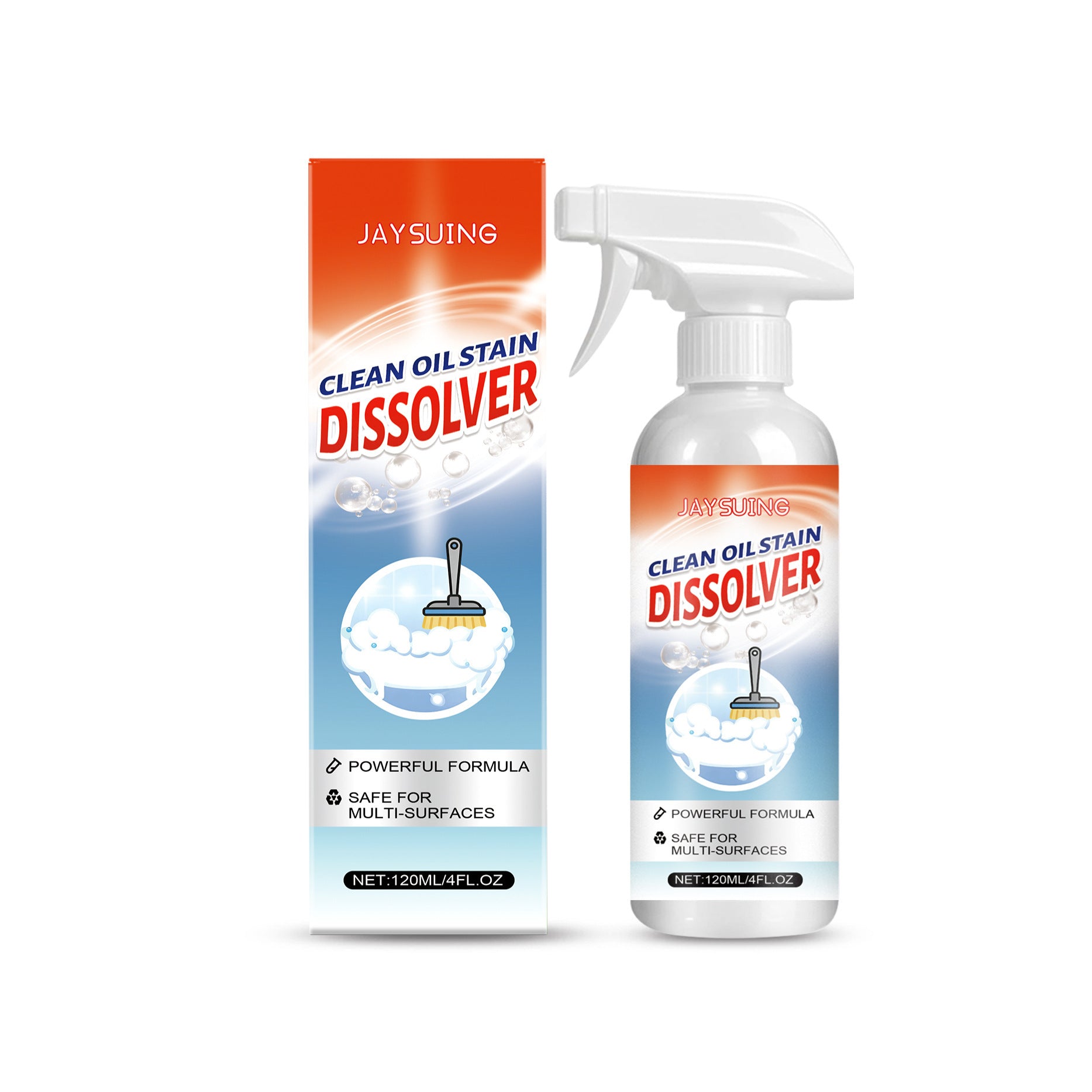 Jaysuing ménage tache dissout plus propre gentiment et efficacement rompt vers le bas Stubborn Ev