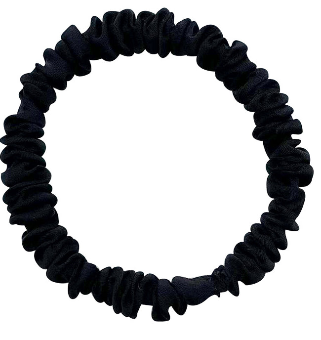 Graisses cheveux de saucisse anneau-grand intestin style-noir-1 bande