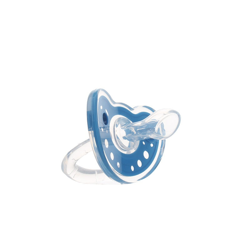 Baby Products Full Silica Gel Pacifier Deux couleurs Liquide Silicone Sommeil Confort Baby Pacifi