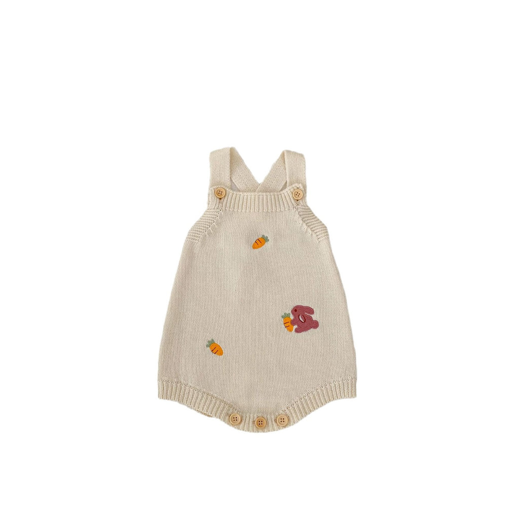 Autumn bébé lapin broderie Radish Veste tricotée