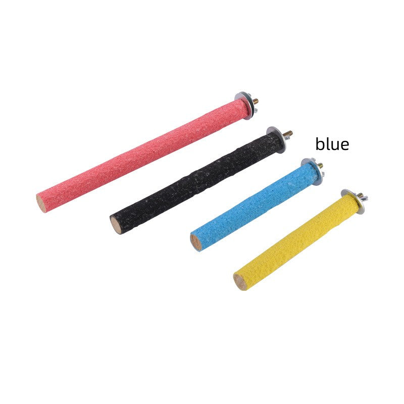 Tiger Peau Xuanfeng Parroquet Couleur Frotté Stand Rod Grinding Claw Stick